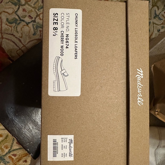 Women's Burgundy Loafers - Picture 3 of 4